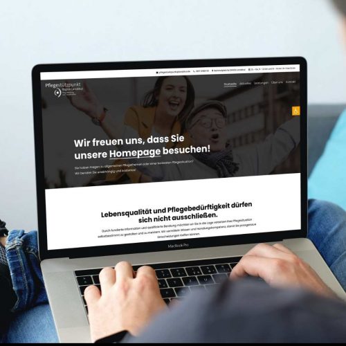 Umsetzung der Homepage des Pflegestützpunkts Landshut mit Wordpress