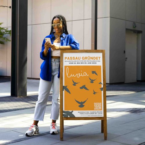 Plakate für Fotoausstelunng der Uni Passau
