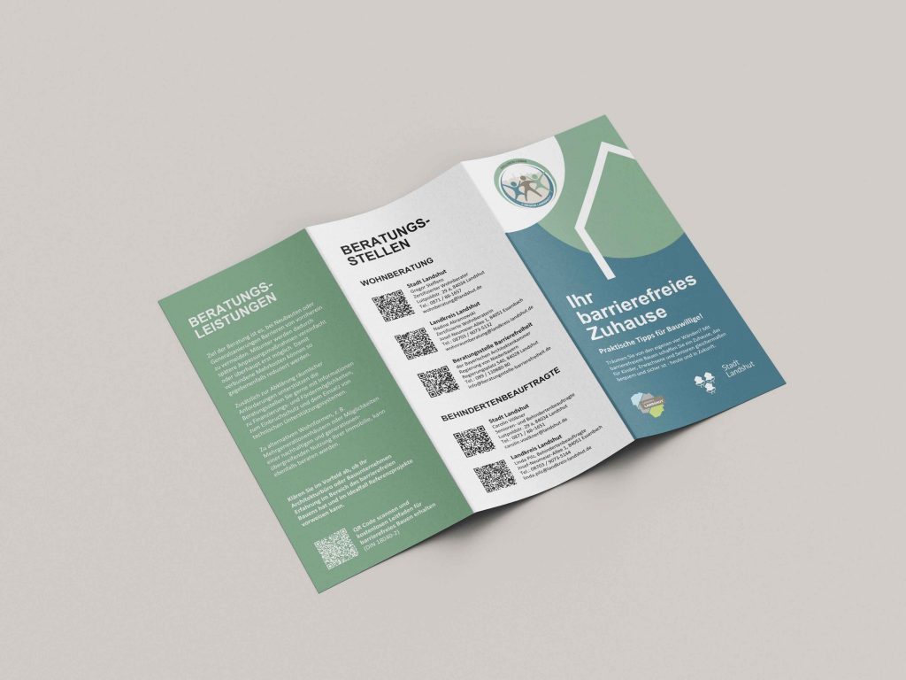 Flyer für Landkreis Landshut & Stadt LAndshut