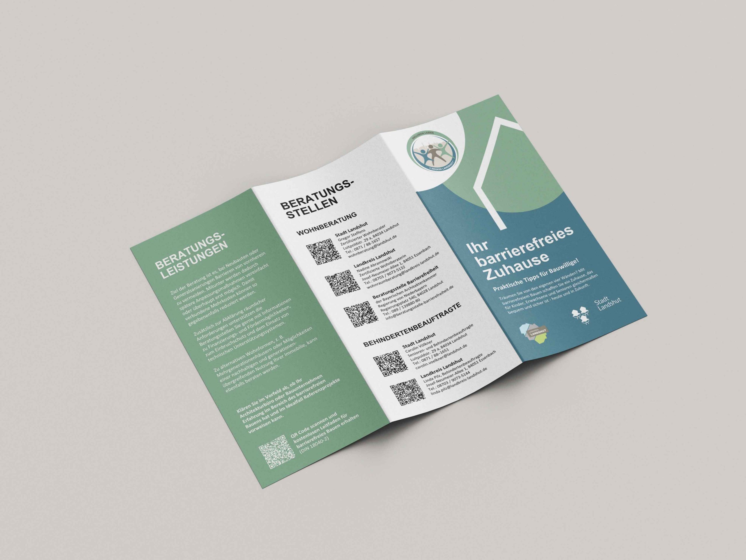Flyer für Landkreis Landshut & Stadt LAndshut